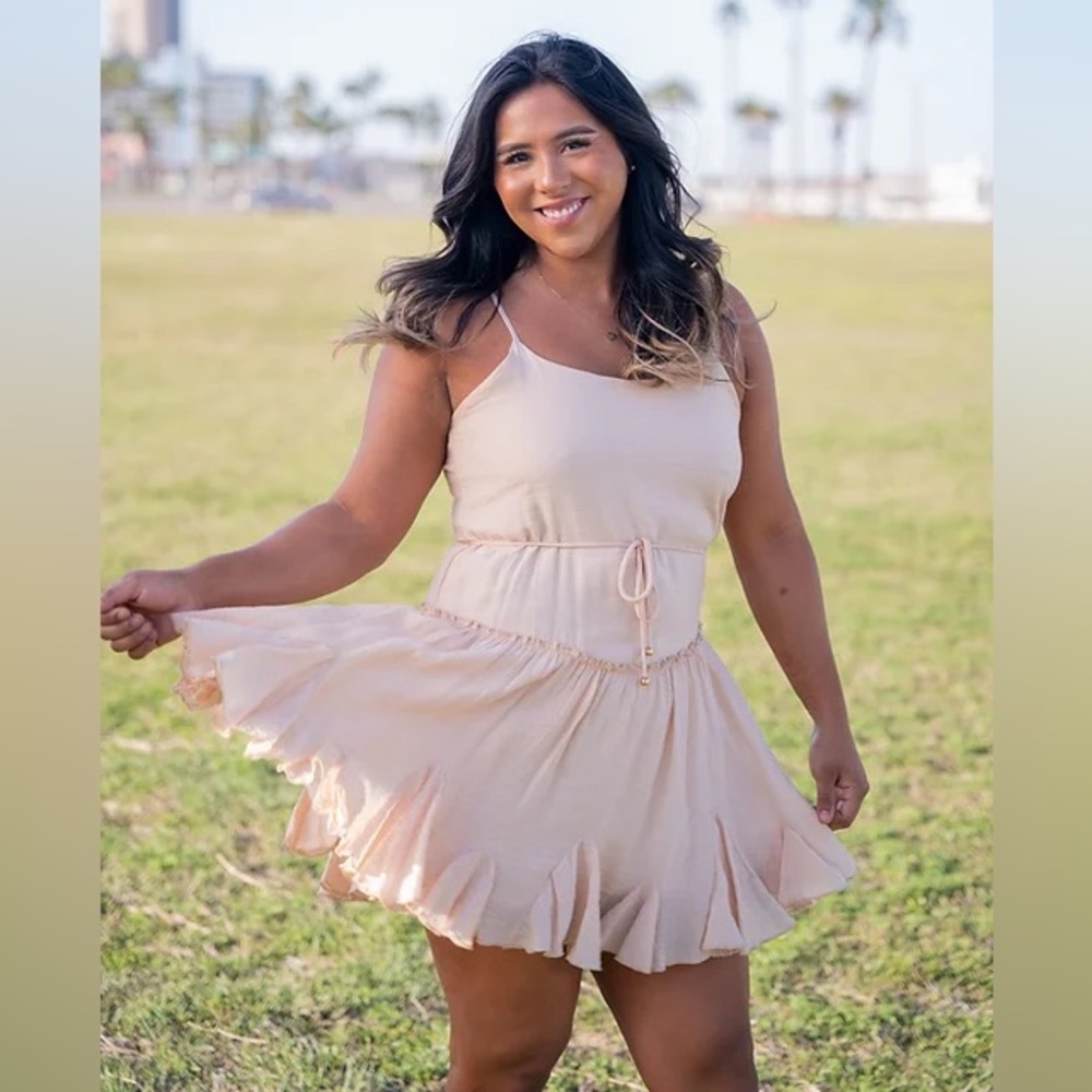 The Day Dreamer Ruffle Swing Dress